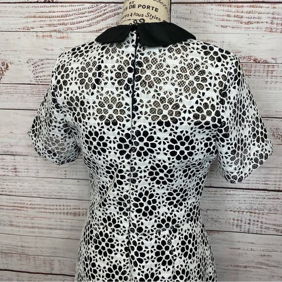 BIGIO Collection short sleeve collared‎ floral print size 10 midi Dress - Picture 6 of 10